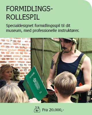 Formidlingsrollespil: Specialdesignet formidlingsspil til dit museum, med professionelle instruktører.  Fra 20.000 kr.